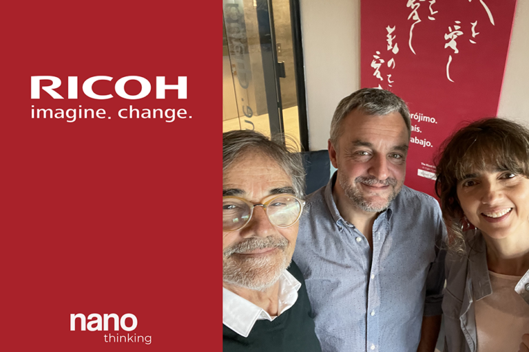 Fernando Peydro, CEO, Alejandro Bruzoni y María Eugenia Portela, COO de Nano Thinking
